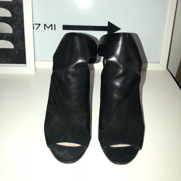 Aerin Black/Suede Block Heel - Picture 4 of 8